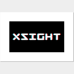 Xsight Glitch Posters and Art